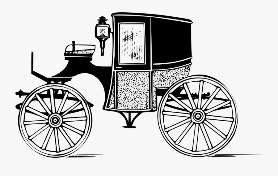 Brougham, Carriage, Horse, Horse-drawn, Transport - Il Viaggio A Reims Rossini, Transparent Clipart
