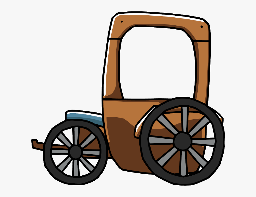 Horse Carriage - Scribblenauts Horse Carriage, Transparent Clipart