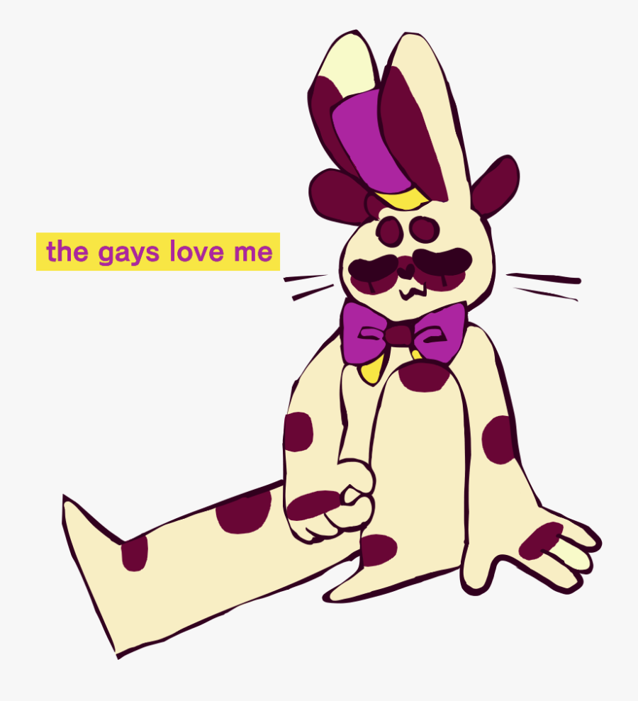 White Rabbit Is A Fluffy Dork Who"s Basically Just - Cartoon, Transparent Clipart