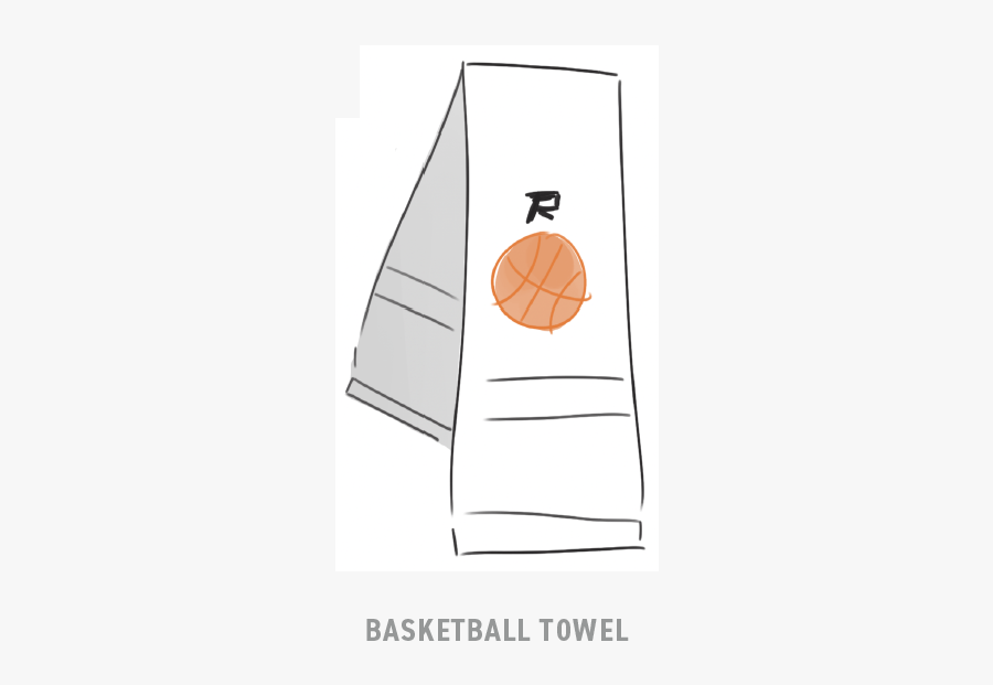 Basketball Towel - Illustration, Transparent Clipart