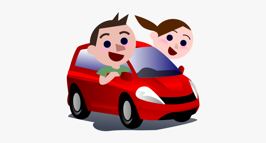 Red Animated Car Png, Transparent Clipart