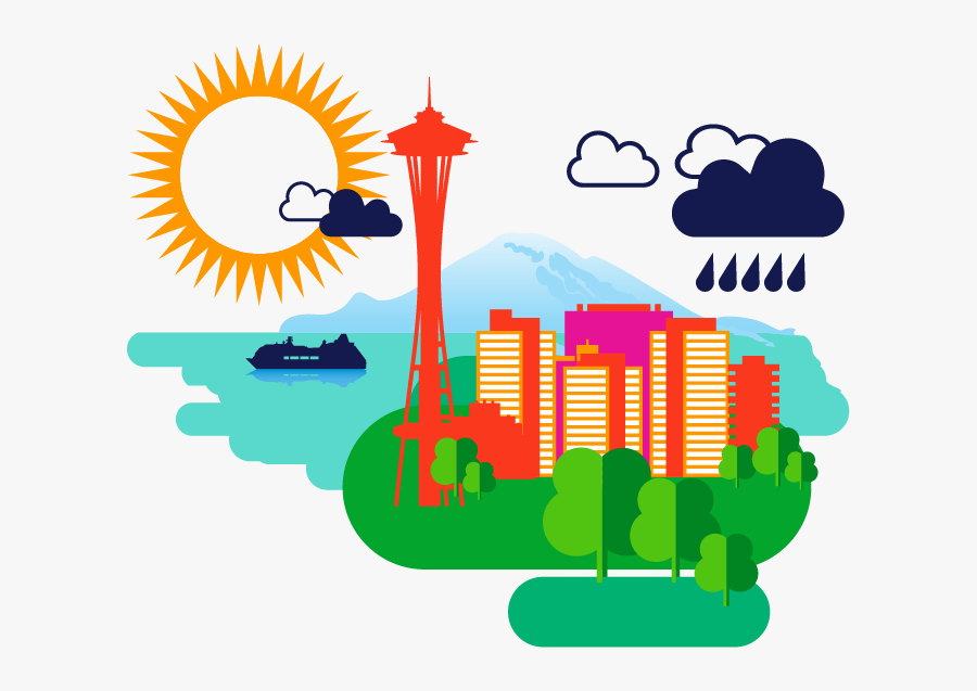 Seattle, Transparent Clipart