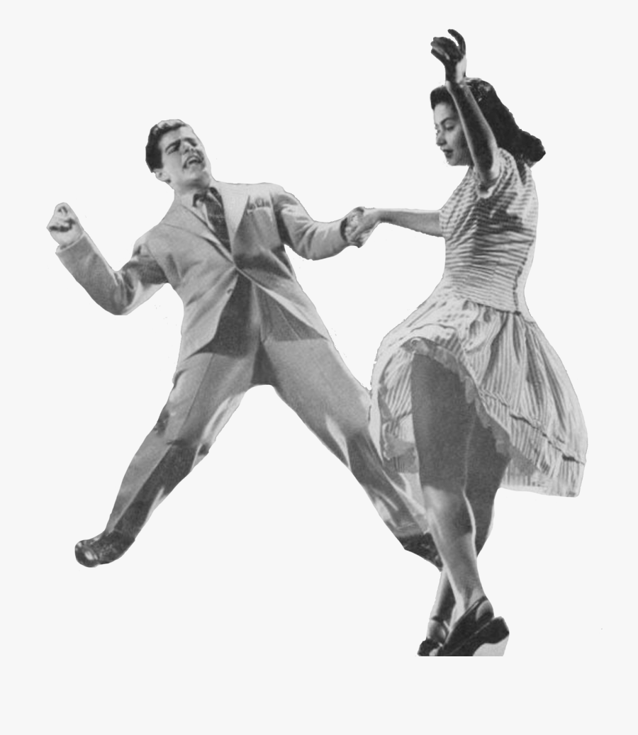 Vintage Dancers, Transparent Clipart