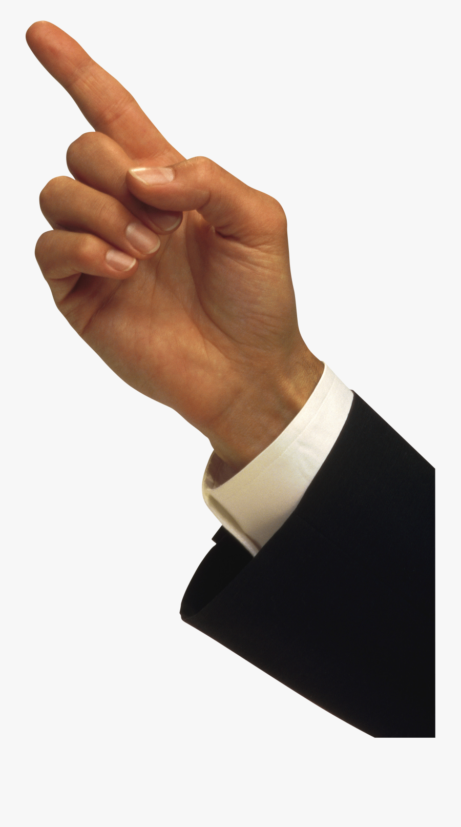 Business Hand Up - Man Hand Png, Transparent Clipart