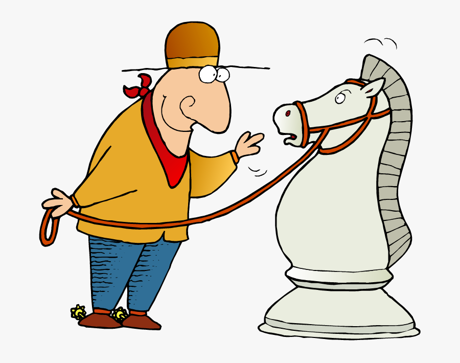 Filling In Some Space Cowboy And Chess Knight - Gambar Animasi Detektif, Transparent Clipart