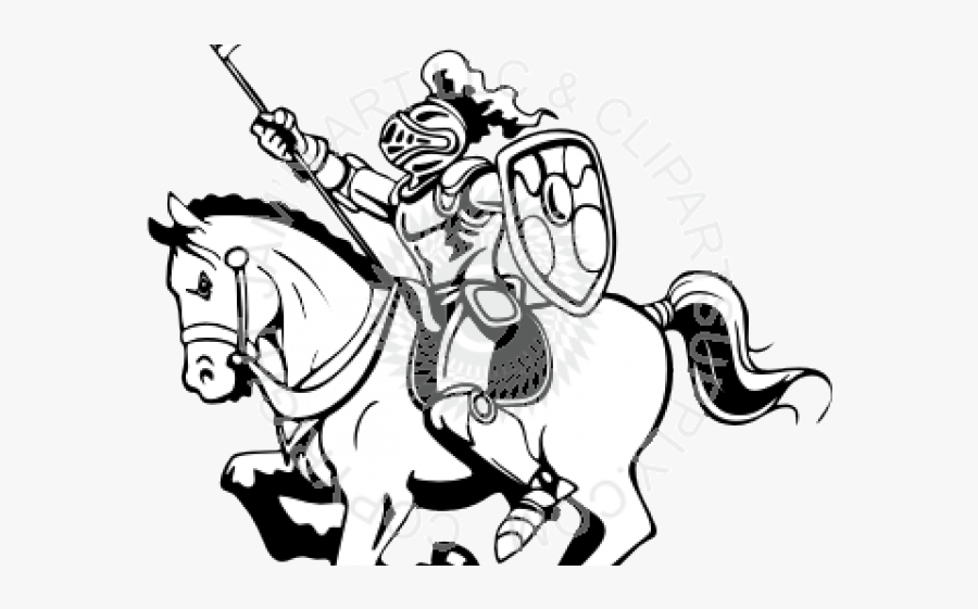 Knight Riding The Horse, Transparent Clipart