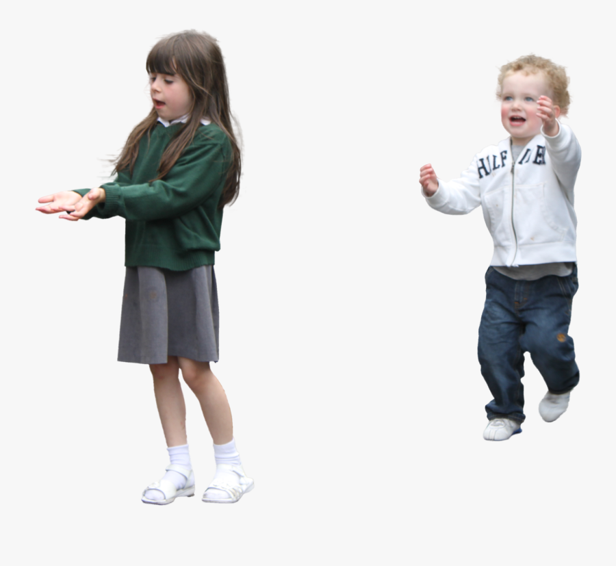 Transparent Children Walking Clipart - Children Walking Png, Transparent Clipart