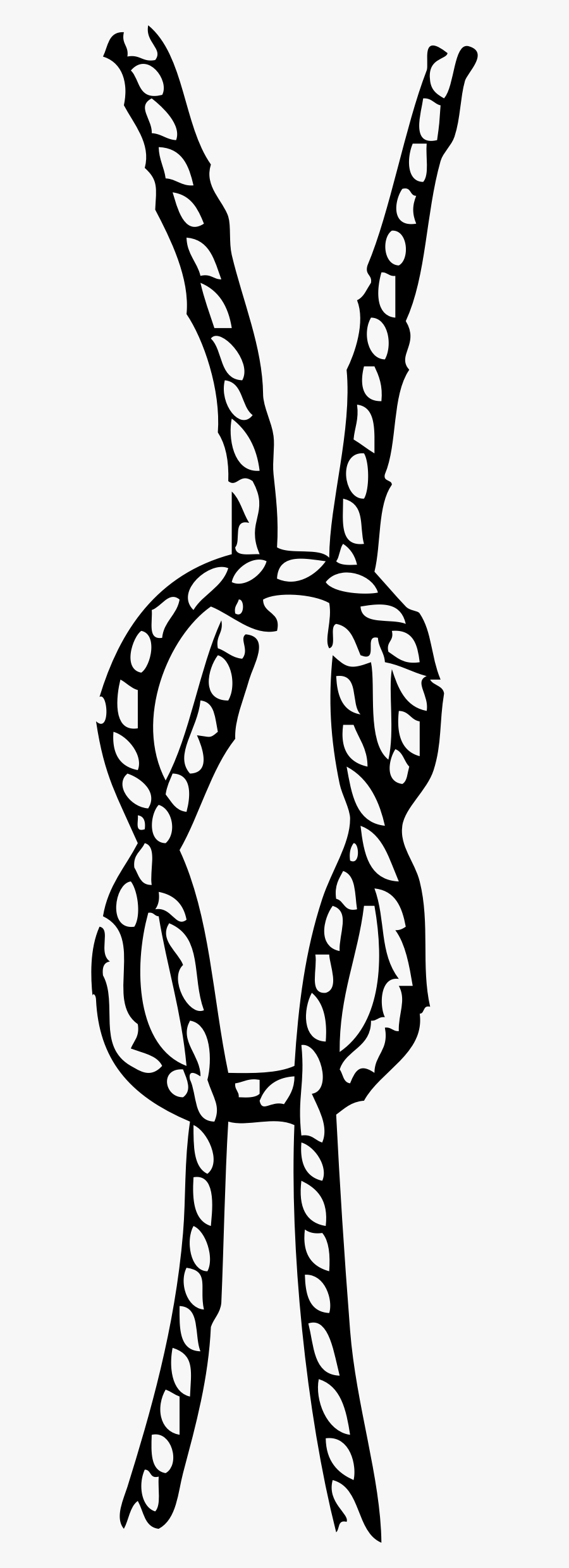 Collection Of Knots Seizings - Clipart Of Reef Knot, Transparent Clipart
