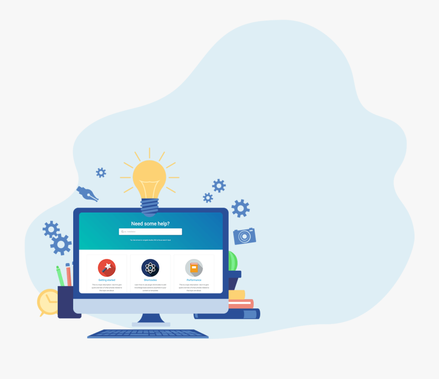Best Wordpress Knowledge Base Plugin With Search And - Illustration, Transparent Clipart