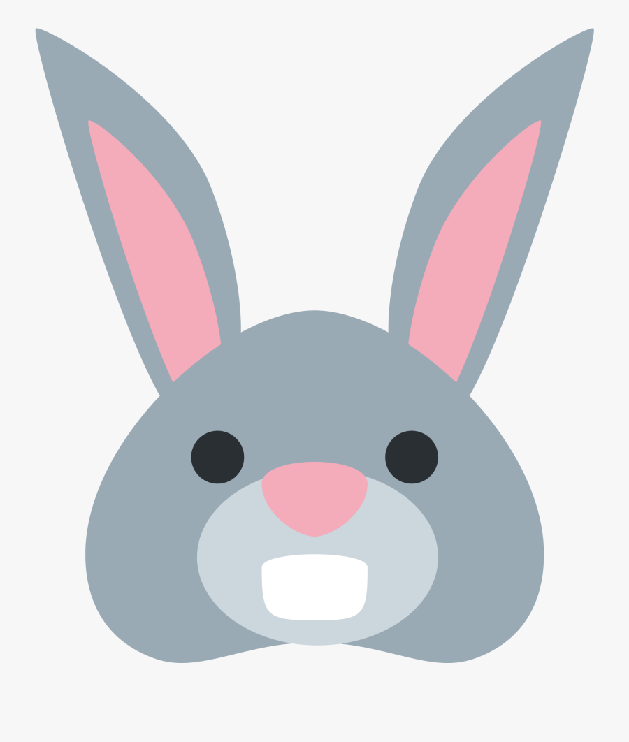 Rabbit Emoji Twitter Clipart , Png Download - Bunny Emoji Twitter , Free Tr...
