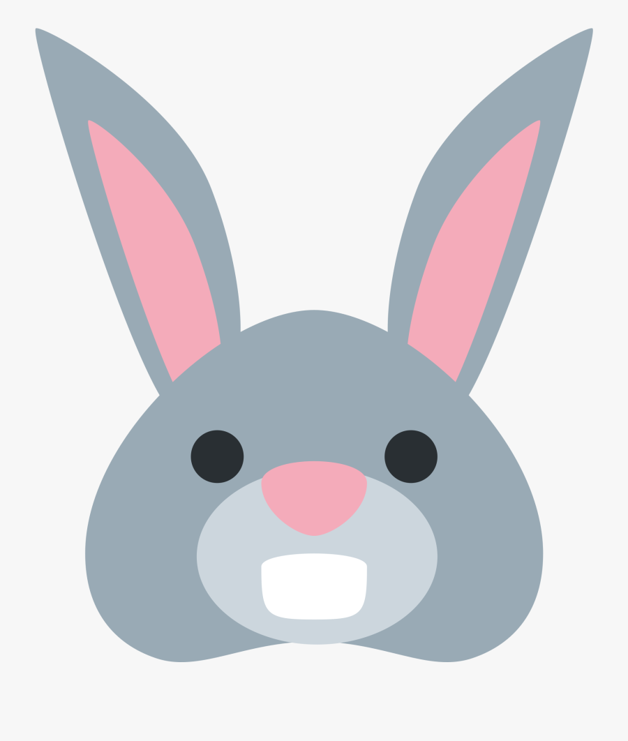 Rabbit Emoji Twitter Clipart , Png Download - Bunny Emoji Twitter, Transparent Clipart