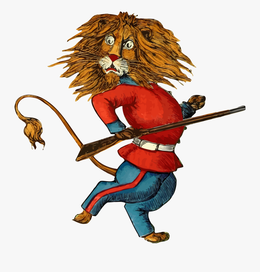 British Lion Png, Transparent Clipart