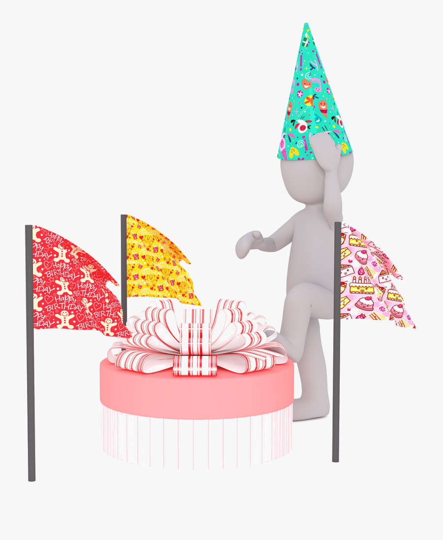 Modern British Birthday Art, Transparent Clipart