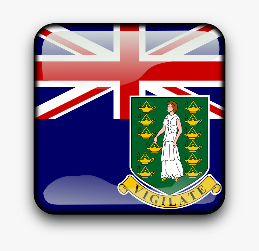 Flag,british Virgin Islands,united Kingdom - Virgin Islands British Flag, Transparent Clipart