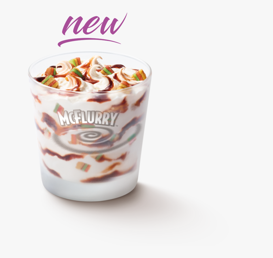 Hamburger Food Fries French Halal Mcflurry Mcdonalds - Parfait, Transparent Clipart
