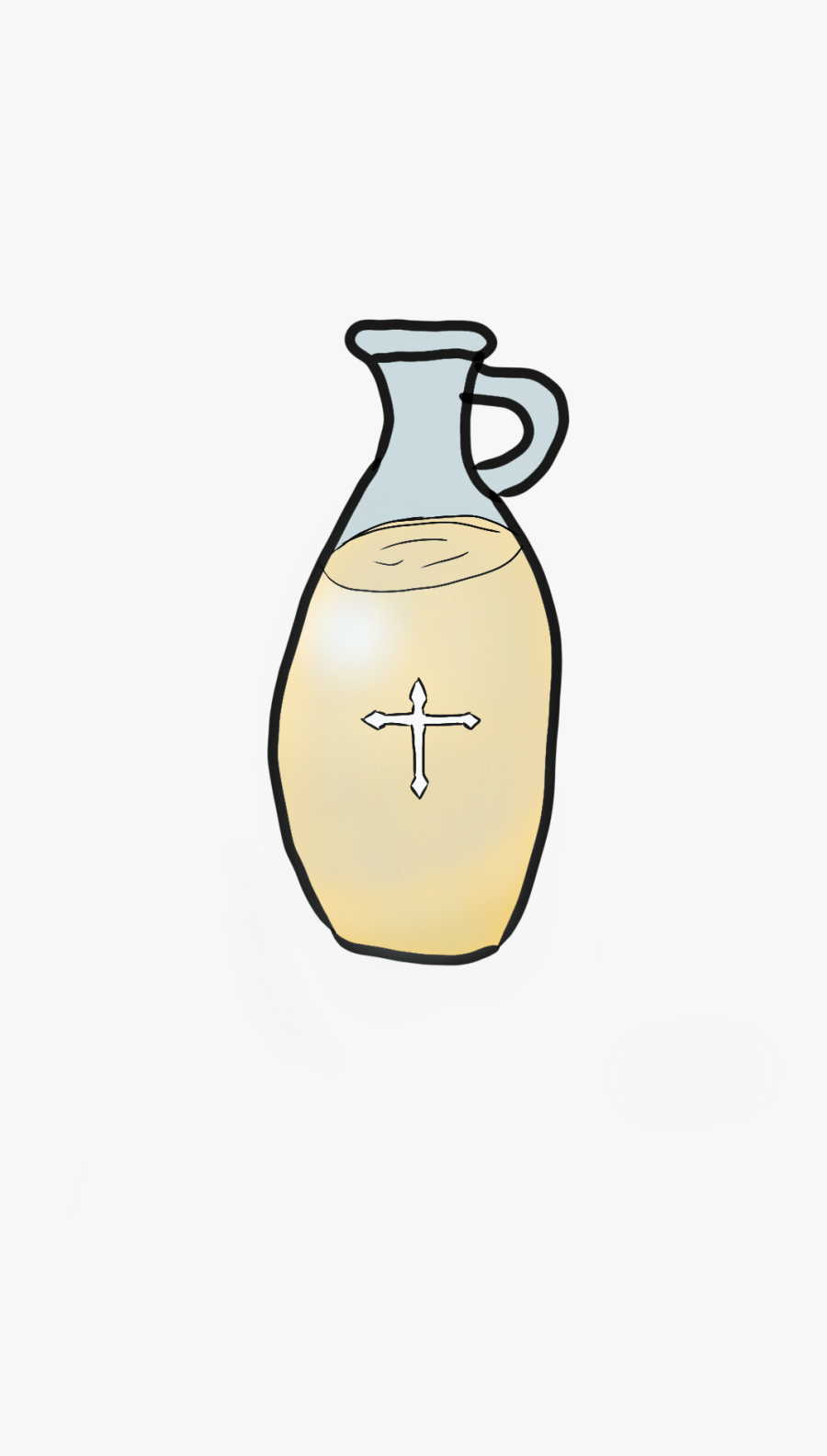 Oil Clipart Holy Oil - Glass Bottle, Transparent Clipart