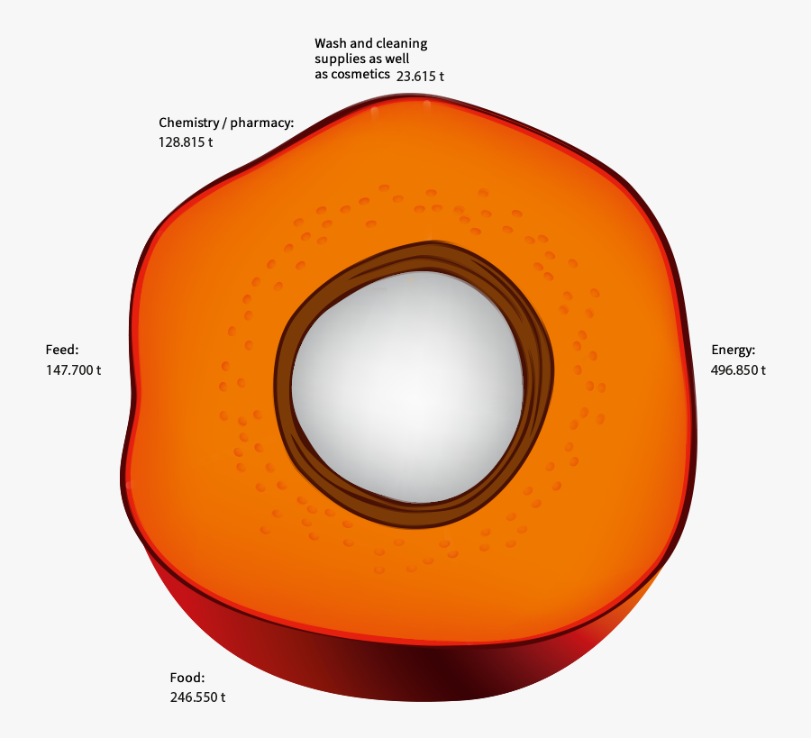 Palm Oil Fruit Cartoon, Transparent Clipart