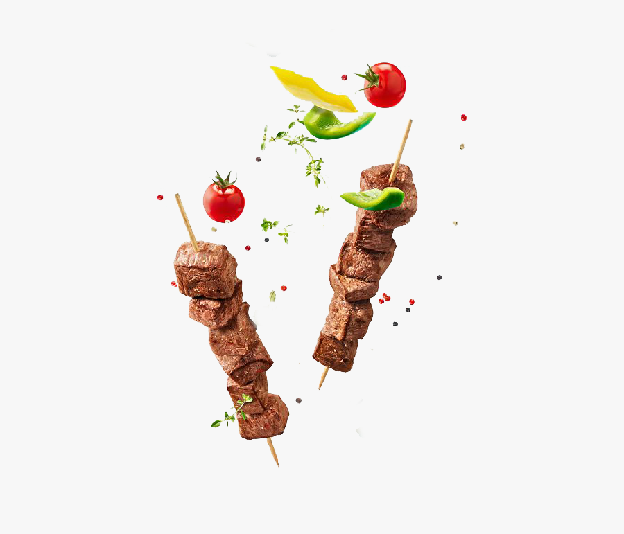 Tomato Kebab Barbacoa Juice Barbecue Cartoon Clipart - Barbecue, Transparent Clipart