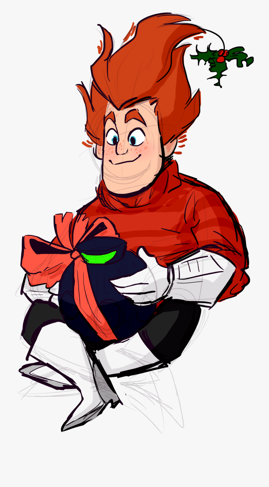 Well Merry Crisis From Nomanisan Quick Doodle So Its - Incredibles Buddy Pine Fanart, Transparent Clipart