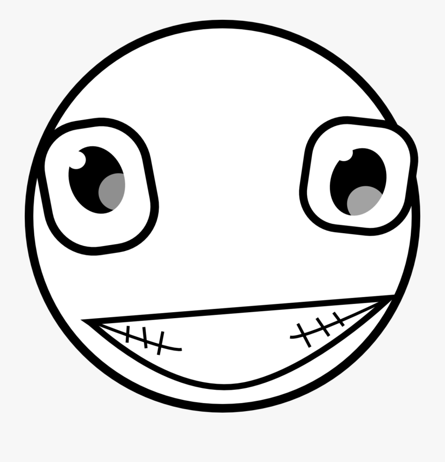 Weird Smiley Face Art, Transparent Clipart