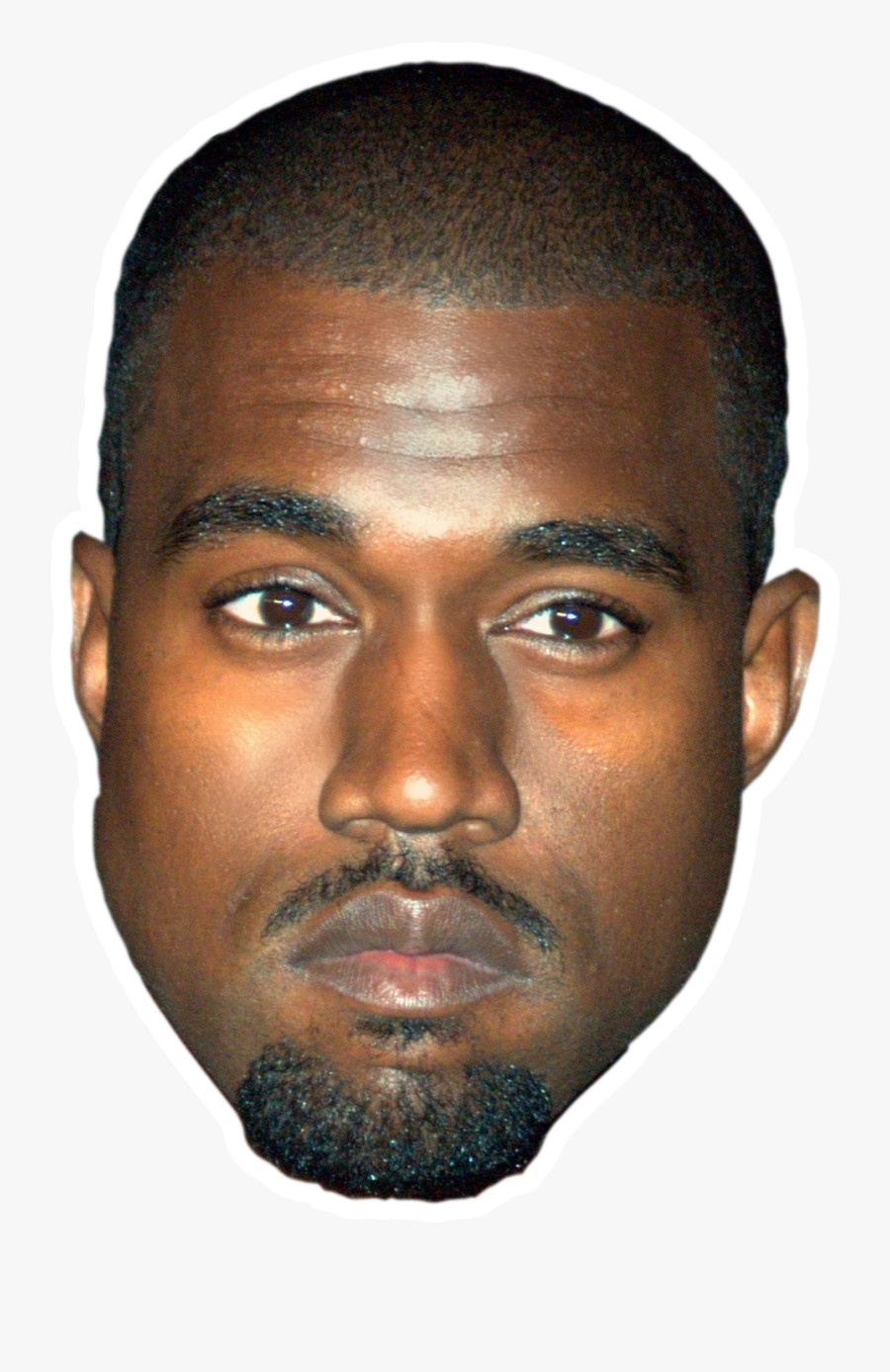 Transparent Kanye Head Png - Kanye West Head Png, Transparent Clipart