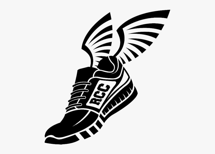 Rcc Track Winged Shoe - Speeding Running Shoe Icons, Transparent Clipart