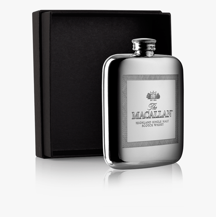 Transparent Poison Bottle Clipart - Macallan Hip Flask, Transparent Clipart