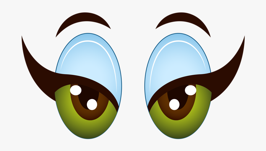 Eye Girl Clip Art - Cartoon Girl Eyes Png, Transparent Clipart