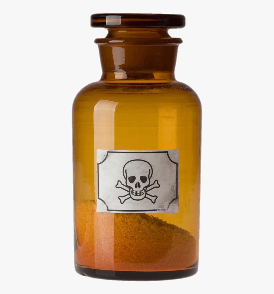 Bottle Of Poisonous Mixture - Problems Associated With Aspirin, Transparent Clipart