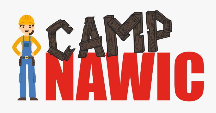 July Clipart Camp Sign - Cartoon, Transparent Clipart