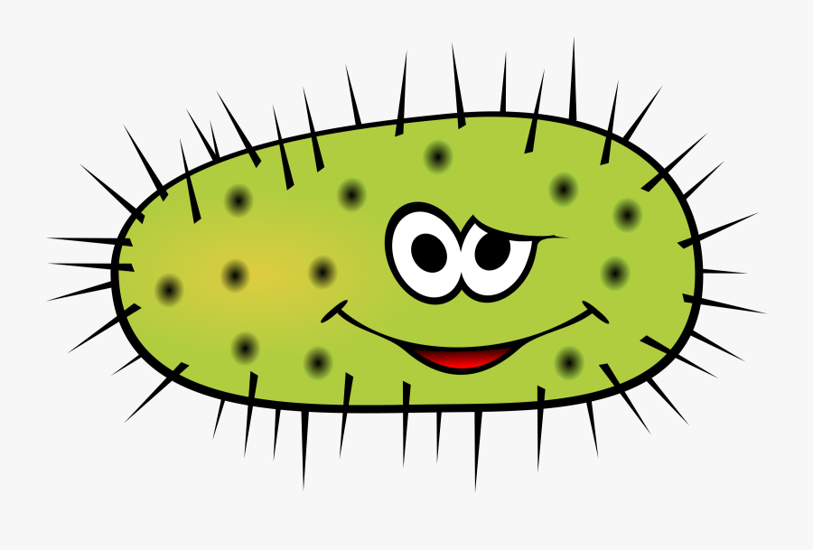 Cartoon Bacteria Clipart - Transparent Background Germs Clipart, Transparent Clipart