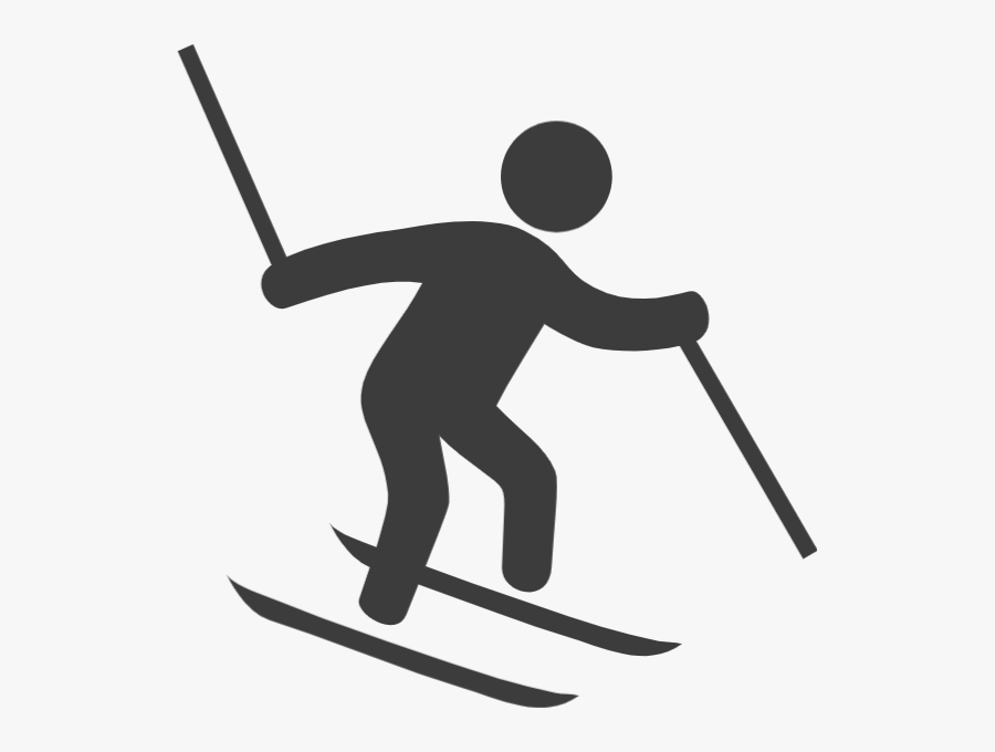 Skier Vector Clipart, Transparent Clipart