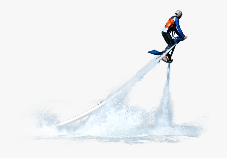 Jetpack Flyboard Sport Water Jet Watersport Wave People, Transparent Clipart
