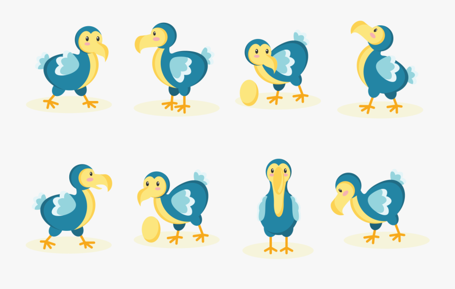 Dodo Cartoon Vector - Cartoon, Transparent Clipart