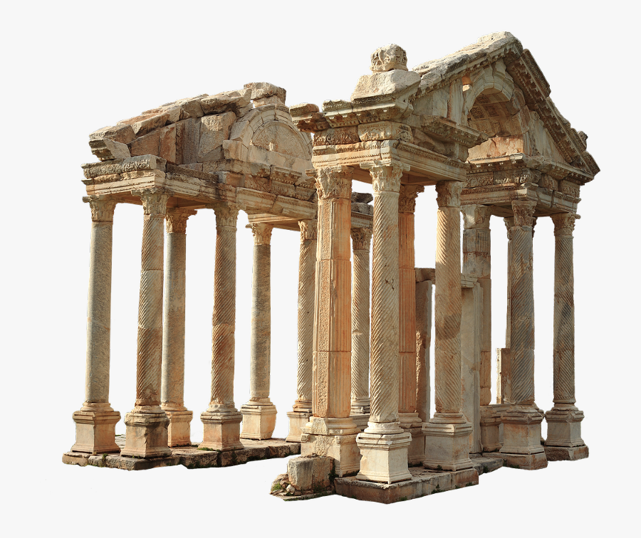 #temple #pillars #ancientarchitecture #ancient #sticker - Temple Of Aphrodite, Transparent Clipart