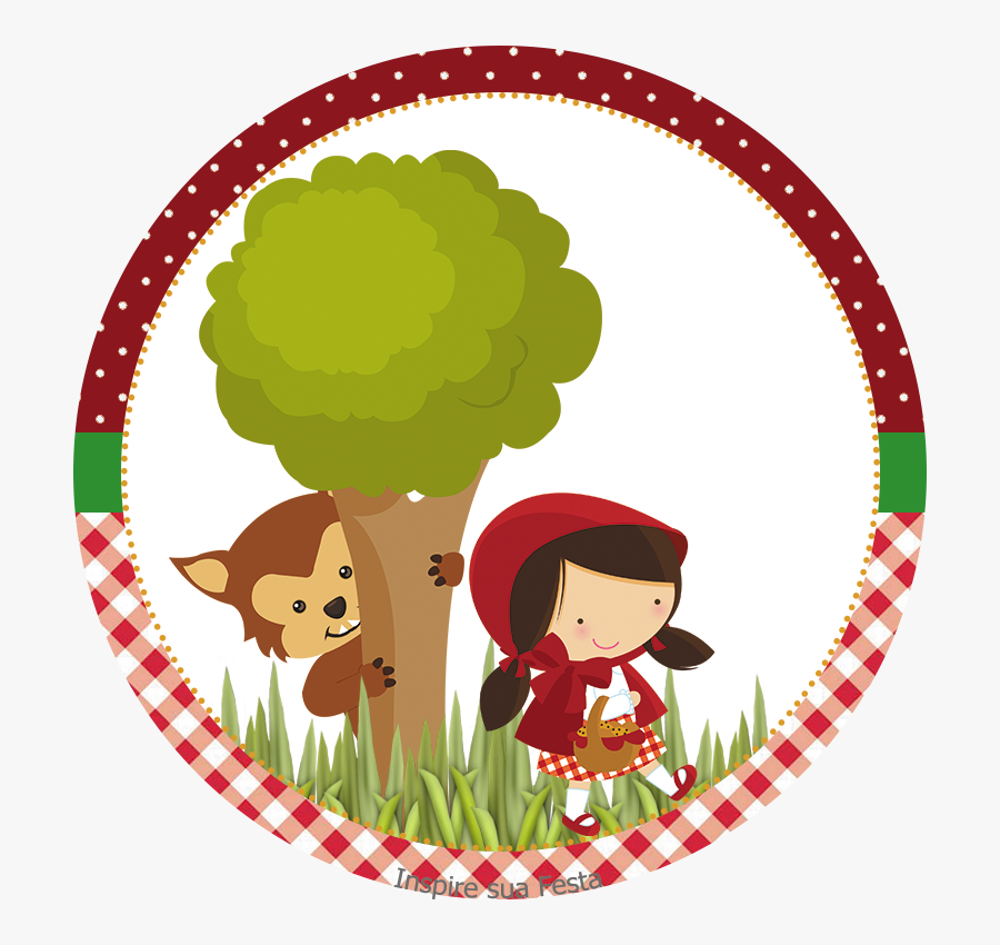 Chapeuzinho Vermelho Kit Digital - Little Red Riding Hood Png, Transparent Clipart