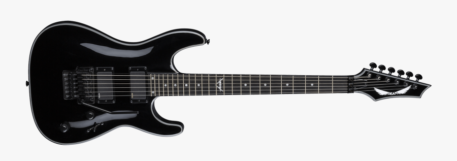 Black Electric Guitars - Mustaine Rust In Peace Guitar, Transparent Clipart