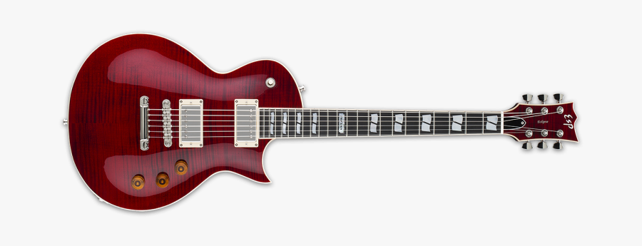 Esp Guitar Ec 256fm Guitars Ltd Ec 1000 Deluxe Clipart - Esp Eii Eclipse Bb, Transparent Clipart