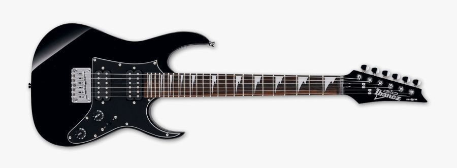 Electric Guitars Mikro Grgm - Ibanez Grgm21bkn, Transparent Clipart