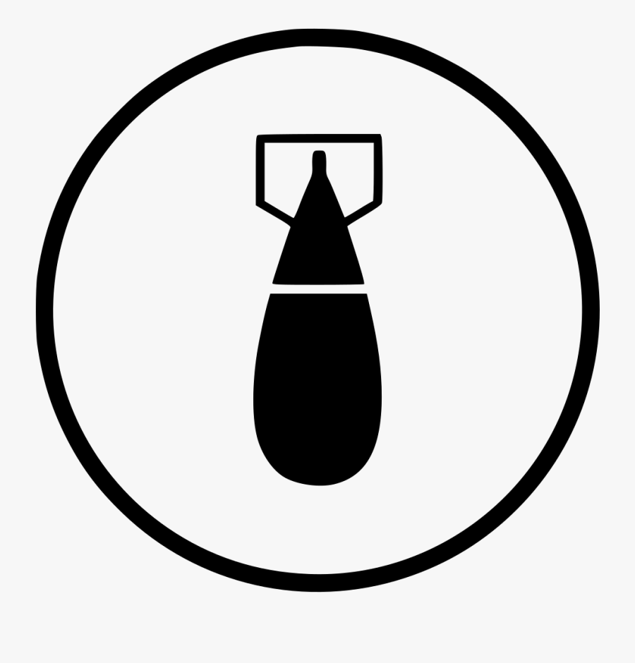 No Nuclear Weapons Icon, Transparent Clipart