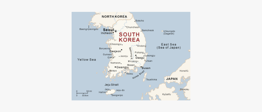 Korea Map, Transparent Clipart