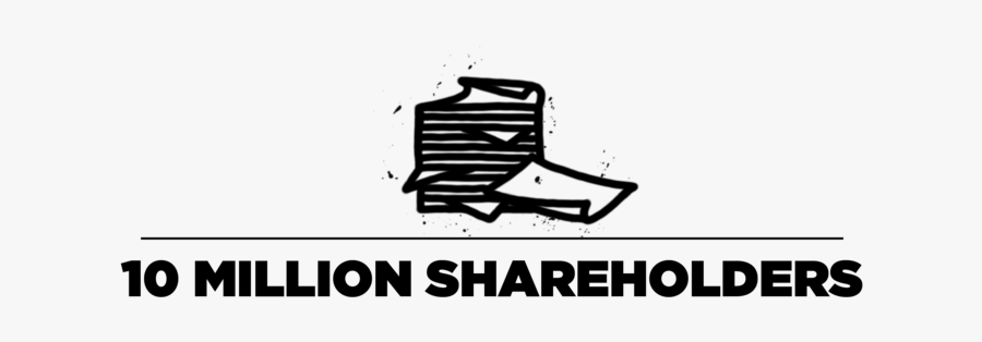 10millshareholders, Transparent Clipart