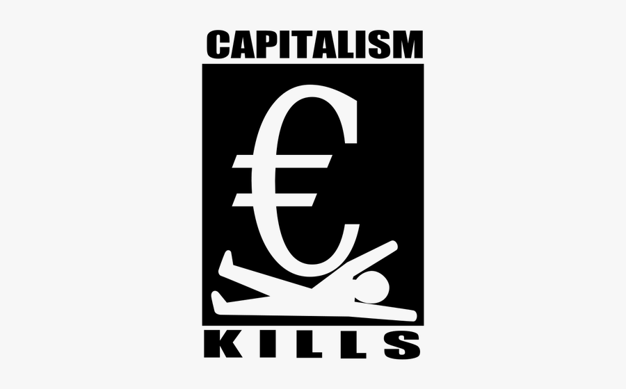 Capitalism Kills Vector Symbol - Capitalism Kills, Transparent Clipart