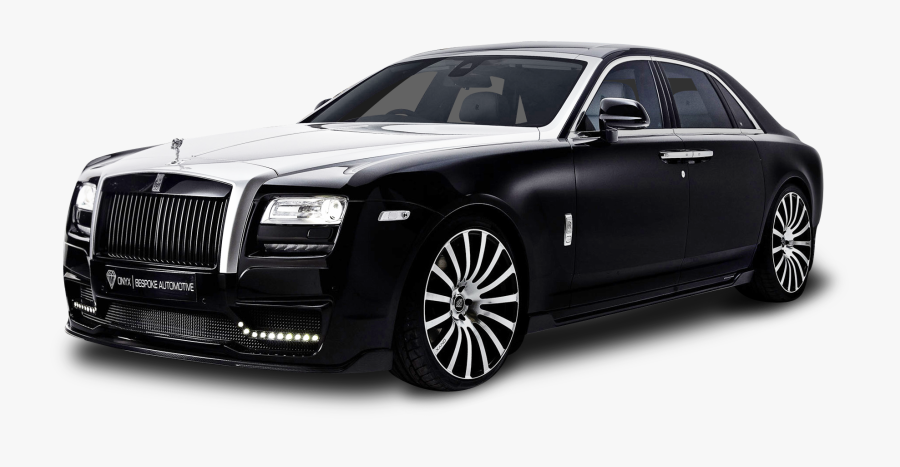 Ghost Phantom Car Black Dawn Rolls Rolls-royce Clipart - Rolls Royce Car Png, Transparent Clipart