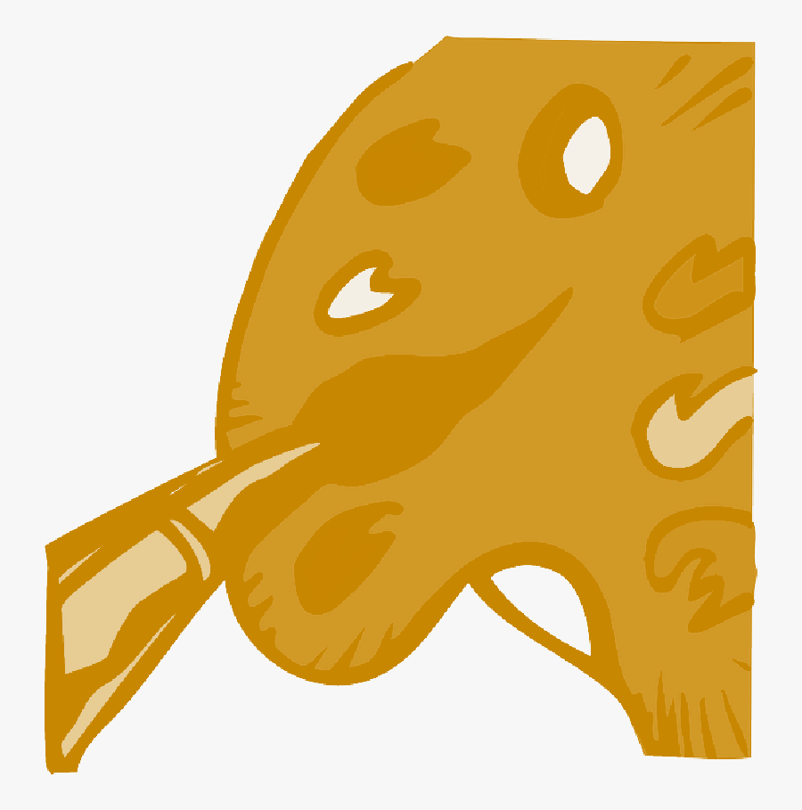 Paintbrush, Brush, Art, Paint, Painting, Palette - Painting Clip Art, Transparent Clipart