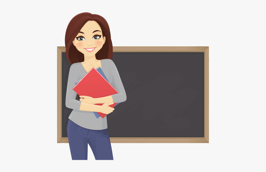 Clip Art Pictures Of A Teacher - Brown Haired Teacher Clipart, Transparent Clipart