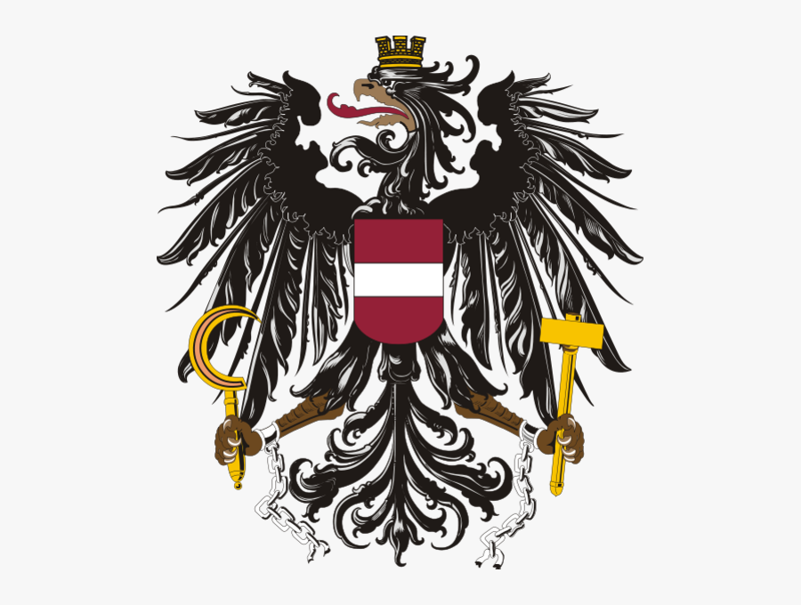 Eagle Clipart Life Cycle - Austria Coat Of Arms Vector, Transparent Clipart