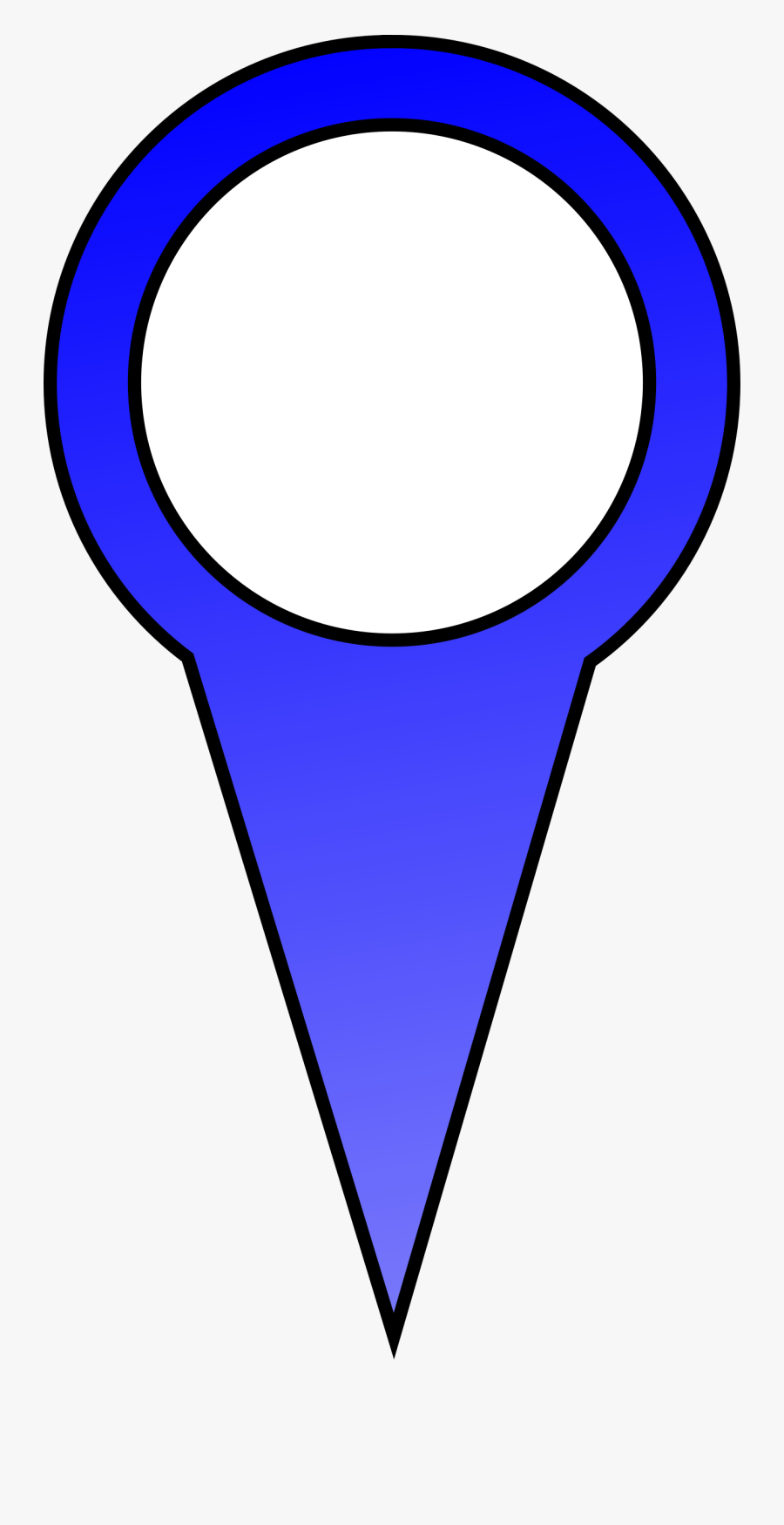 Curved Arrow Clipart - Map Pins For Powerpoint, Transparent Clipart