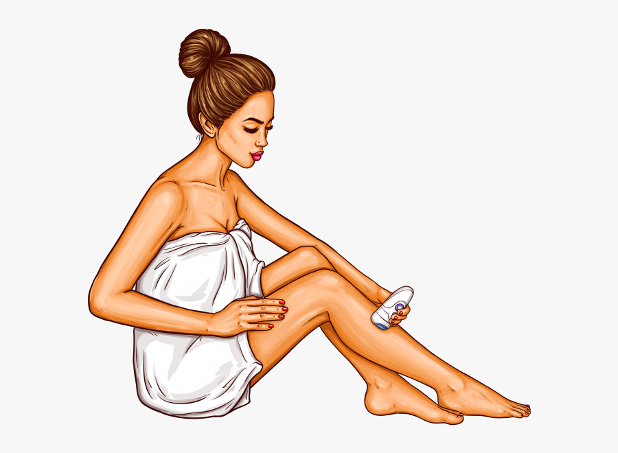 Cartoon Hair Removal Chicke Png - Hair Removal Cartoon, Transparent Clipart