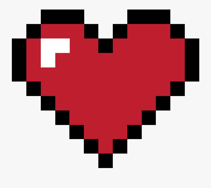 Pixel Heart Png Clipart - Pixel Heart, Transparent Clipart